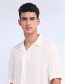 Flying Machine Regular Weave Solid Shirt