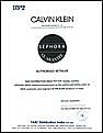 Calvin Klein Men Off White Metallic Buckle Closure Banner Leather Belt