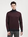 Tommy Hilfiger Gifting 2 Tone Fairisle Roll Neck Sweater
