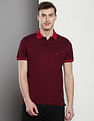 Tommy Hilfiger Transitional Cotton Contrast Collar Polo Shirt