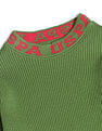 U.S. Polo Assn. Kids Girls Regular Fit Brand Printed Sweater