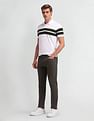 Arrow Sport Horizontal Striped Regular Polo Shirt