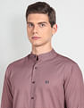 Arrow Sports Mandarin Collar Manhattan Slim Fit Shirt