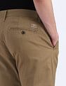 Flying Machine Straight Fit Solid Trousers
