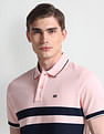 Arrow Sports Colour Block Cotton Polo Shirt