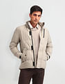 Arrow Sport Colour Blocked Regular Fit Quilted Jacket