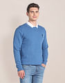 U.S. Polo Assn. Crew Neck Heathered Sweater