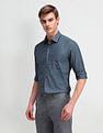Arrow Manhattan Slim Gingham Checked Shirt