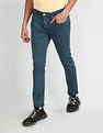 Flying Machine Michael Slim Tapered Mid Rise Jeans