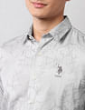 U.S. Polo Assn. Denim Co. Floral Printed Pure Cotton Shirt