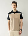 Arrow Sport Colourblocked Regular Fit Polo Shirt