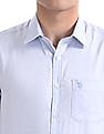 USPA Tailored Regular Fit Patterned Paisley Shirt