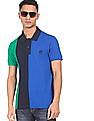 U.S. Polo Assn. Cotton Colour Block Polo Shirt