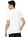 AD by Arvind Cotton Solid Polo Shirt