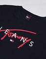 Tommy Hilfiger Graphic Signature Print Twist T-Shirt