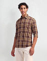 U.S. Polo Assn. Denim Co. Slim Fit Madras Checked Shirt