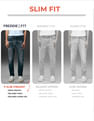 Flying Machine Freddie Slim Straight Fit Light Washed Jeans