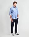 Arrow Sport Manhattan Slim Fit Vertical Striped Shirt