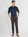 Arrow Mid Rise Dobby Trousers
