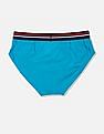 USPA Innerwear Mid Rise Cotton Spandex IKBB Briefs - Pack Of 3