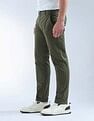 Flying Machine Mid Rise Slash Slim Tapered Fit Trouser