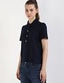 Tommy Hilfiger Solid Slim-Fit Cotton Polo T-Shirt