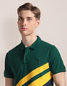 U.S. Polo Assn. Diagonal Stripe Cotton Polo Shirt