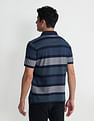Arrow Horizontal Stripe Cotton Polo Shirt