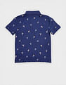 Tommy Hilfiger Kids Boys Printed Regular Fit Cotton Polo