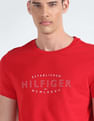 Tommy Hilfiger Typographic Print Slim Fit T-Shirt