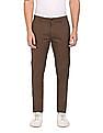 U.S. Polo Assn. Austin Tapered Fit Solid Trousers