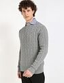 Tommy Hilfiger Cable-Knit Regular-Fit Cotton Sweater