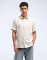 Flying Machine Vertical Stripe Dobby Shirt