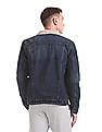 Aeropostale Sherpa Lined Denim Trucker Jacket