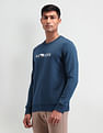 Arrow Newyork Crew Neck Typographic Sweatshirt