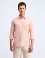Flying Machine Slim Fit Solid Cotton Shirt