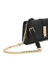 Tommy Hilfiger Solid Black Pu Sling Bag