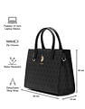 U.S. Polo Assn. Scarlet Monogram Tote Handbag
