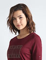 Tommy Hilfiger Organic Cotton Lurex Logo T-Shirt