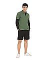 U.S. Polo Assn. Zipper Placket Cotton Polo Shirt