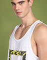 Flying Machine Sleeveless Cotton T-Shirt