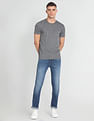 Flying Machine Slim Tapered Fit Stone Wash Jeans