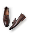 Arrow Pointed Toe Solid Ellipse Slip On Shoes