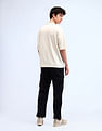 Flying Machine Relaxed Fit Solid Trousers