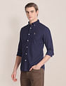 U.S. Polo Assn. Solid Dobby Tailored Shirt