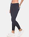 Flying Machine Women Twiggy Super Skinny Fit Push Up Jeans With Mask