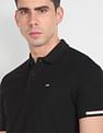 Arrow Sports Solid Cotton Polo Shirt