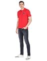 AD by Arvind Solid Sporty Polo Shirt