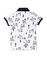 U.S. Polo Assn. Kids Brand Print Cotton Polo Shirt