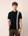 U.S. Polo Assn. Denim Co. Colourblocked Pure Cotton Polo Shirt